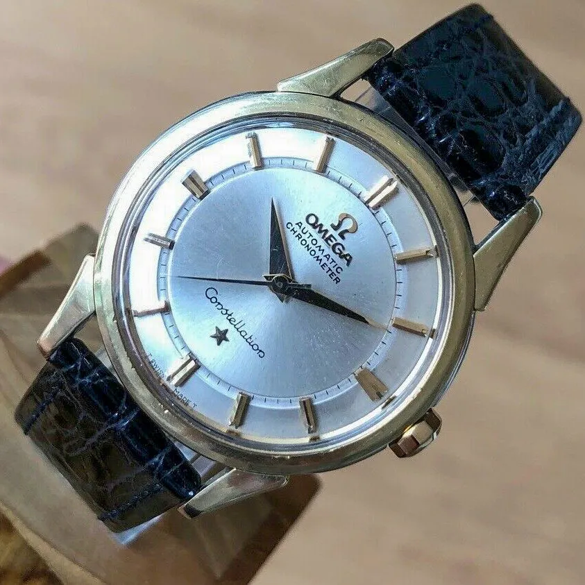 Omega Constellation 14381 Rail Track Automatic Cal. 551 c. 1959 Gold & Steel 34 mm