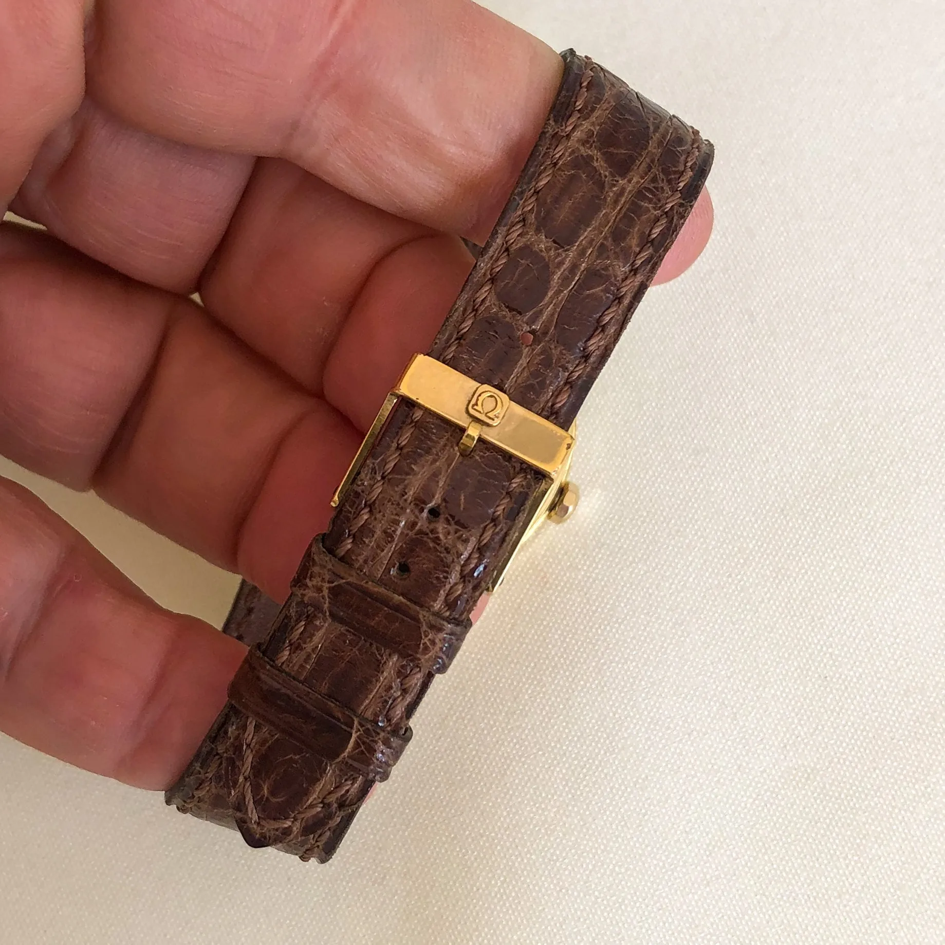Omega Constellation Pie Pan 14900 Cal. 551 c. 1962 Unpolished 18k Yellow 34 mm