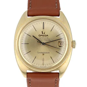 Omega Constellation "C" 168.009 Automatic Cal. 564 c 1966 18k Yellow Gold 35 mm