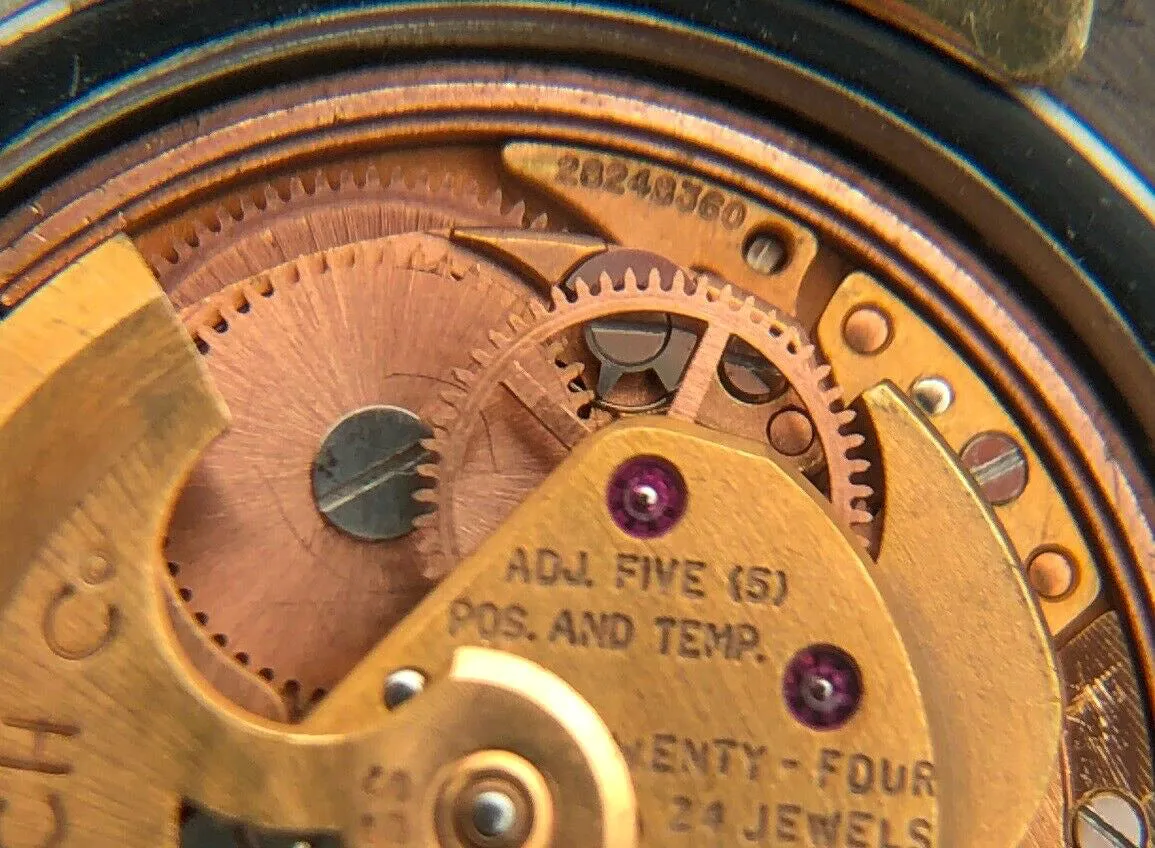 Omega Constellation "C" 568.011 Ladies Cal. 682 Automatic c. 1969 Gold Plated 24 mm