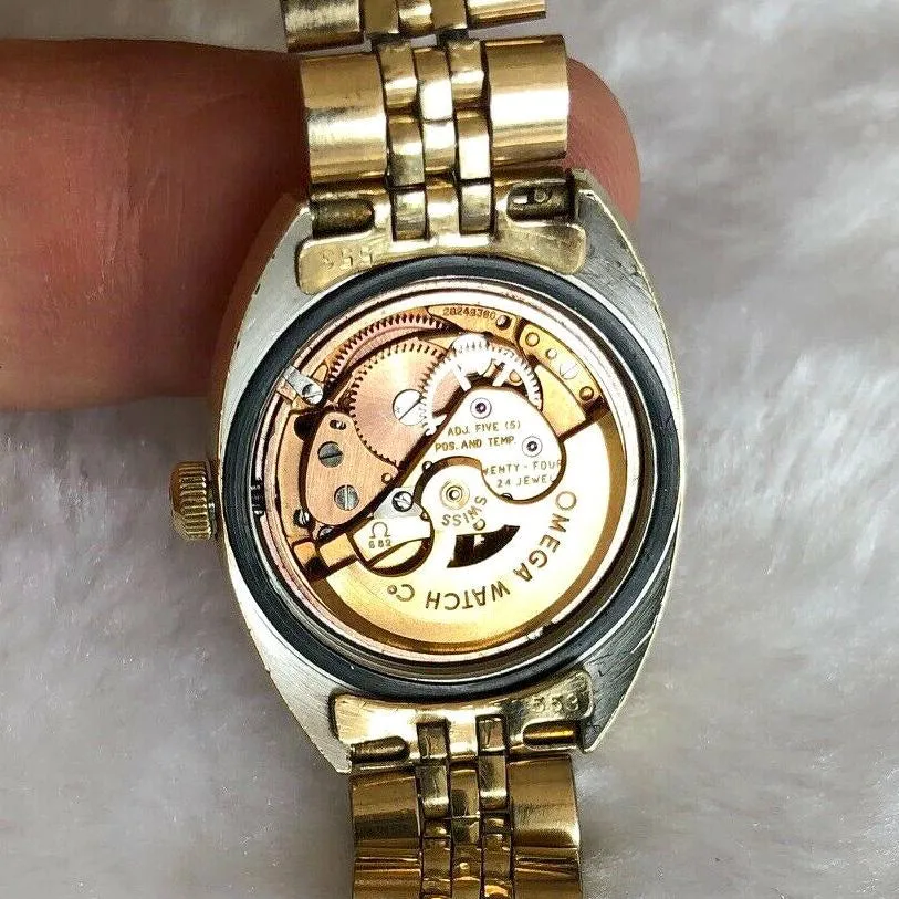 Omega Constellation "C" 568.011 Ladies Cal. 682 Automatic c. 1969 Gold Plated 24 mm