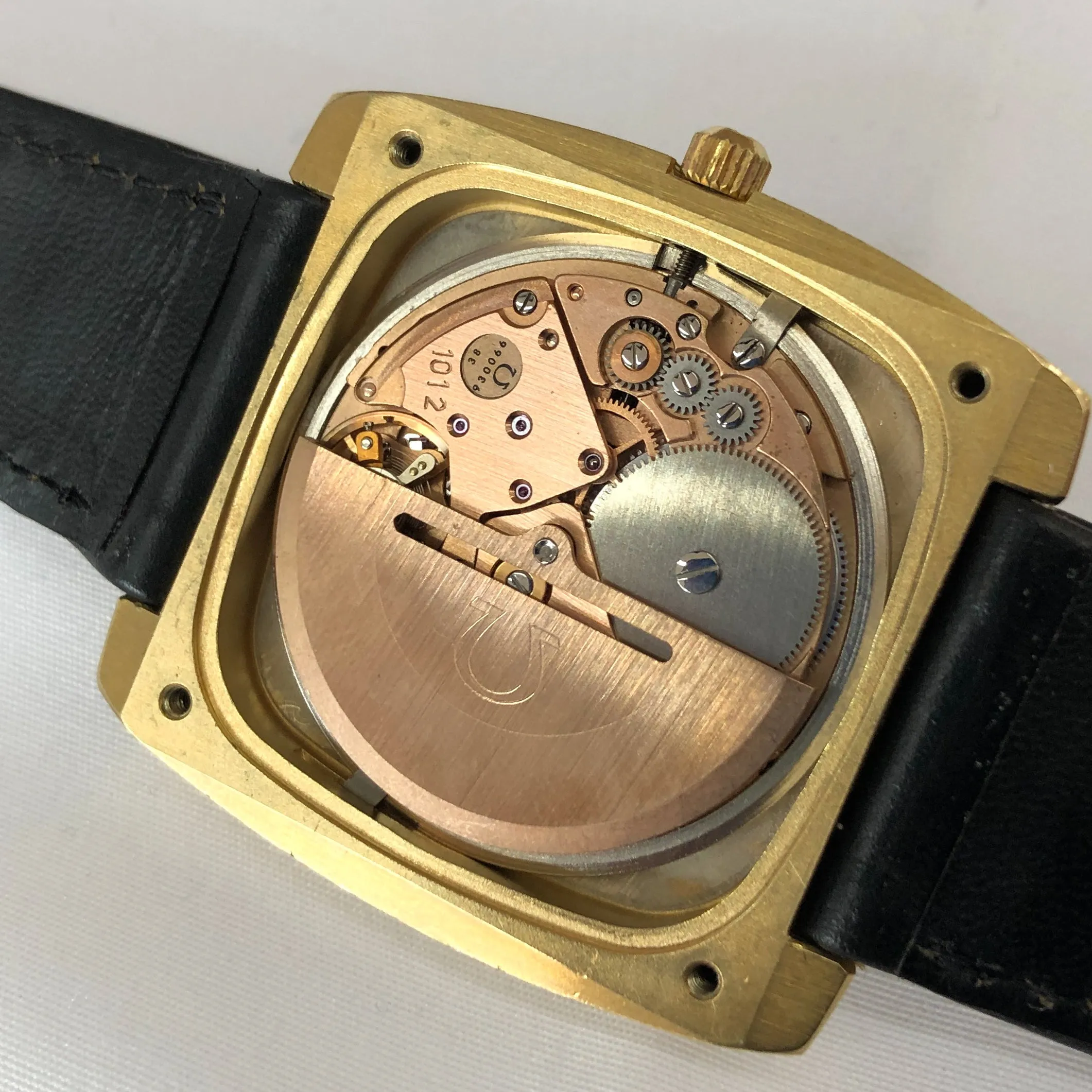 Omega Seamaster 166.0138 Cal. 1012 Automatic c. 1975 Goldfilled 38 x 40 mm