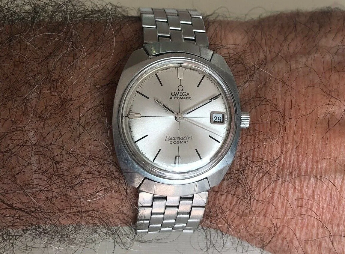 Omega Seamaster Cosmic 166.022 Cal. 565 Metal Automatic Date c. 1969 Steel 34 mm