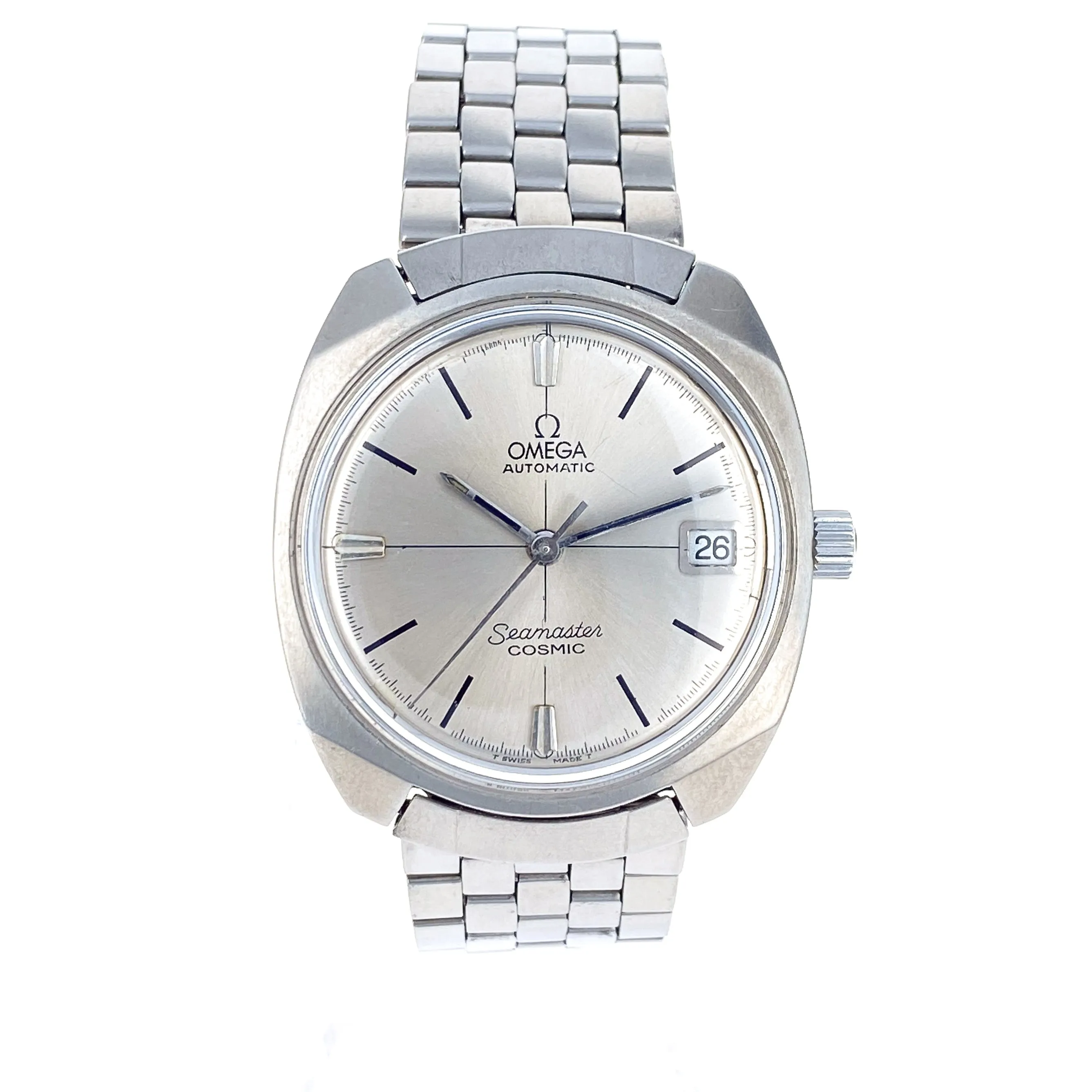 Omega Seamaster Cosmic 166.022 Cal. 565 Metal Automatic Date c. 1969 Steel 34 mm