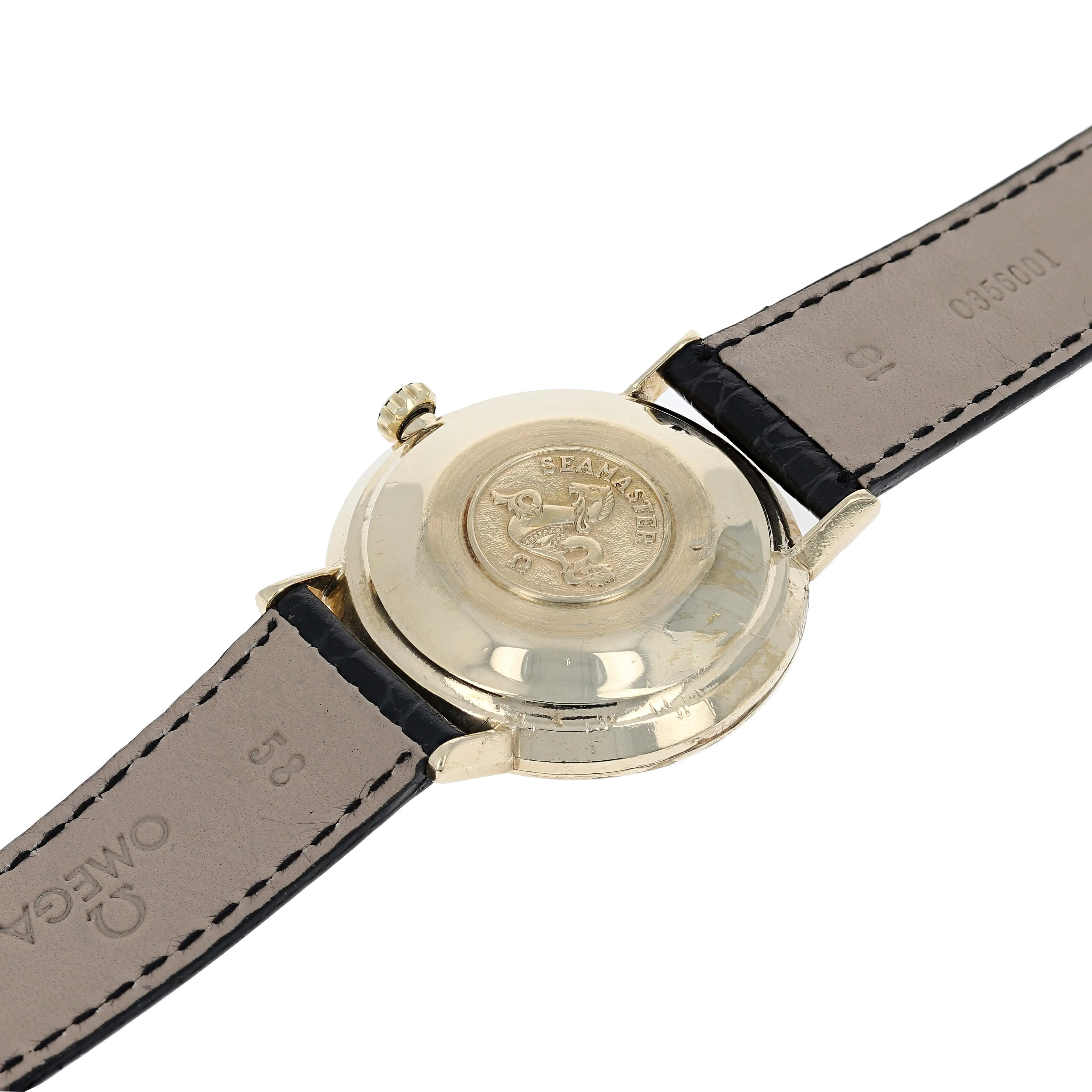 Omega Seamaster De Ville KM 6610 Automatic Cal. 563 c. 1969 14k Yellow Gold 34 mm