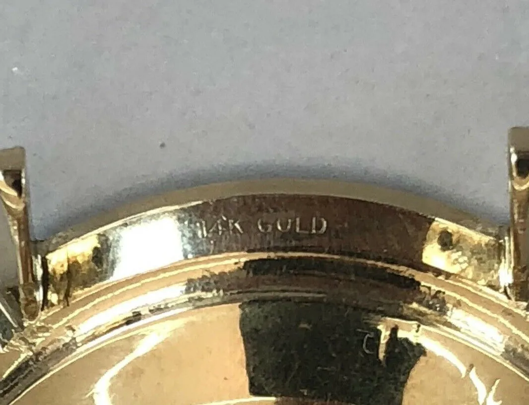 Omega Seamaster De Ville KM 6610 Automatic Cal. 563 c. 1969 14k Yellow Gold 34 mm