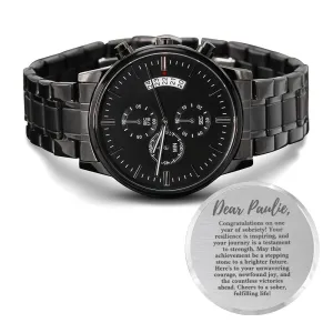 One Year Sobriety Watch - Congratulations