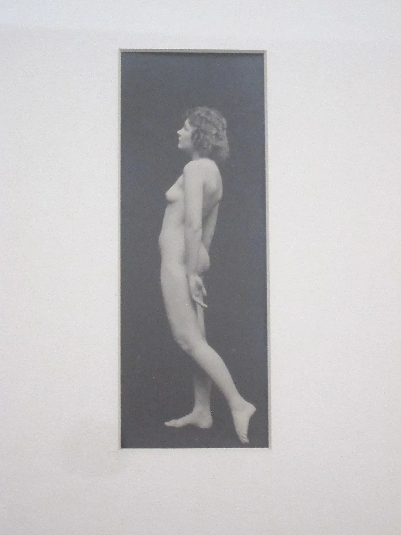 Pair of 1920s Albert Arthur Allen Silver Gelatin Framed Nude Photographs