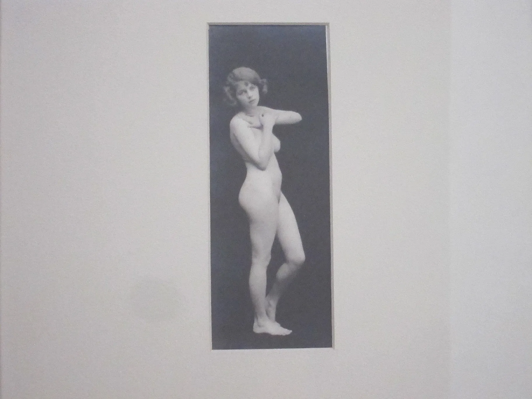 Pair of 1920s Albert Arthur Allen Silver Gelatin Framed Nude Photographs