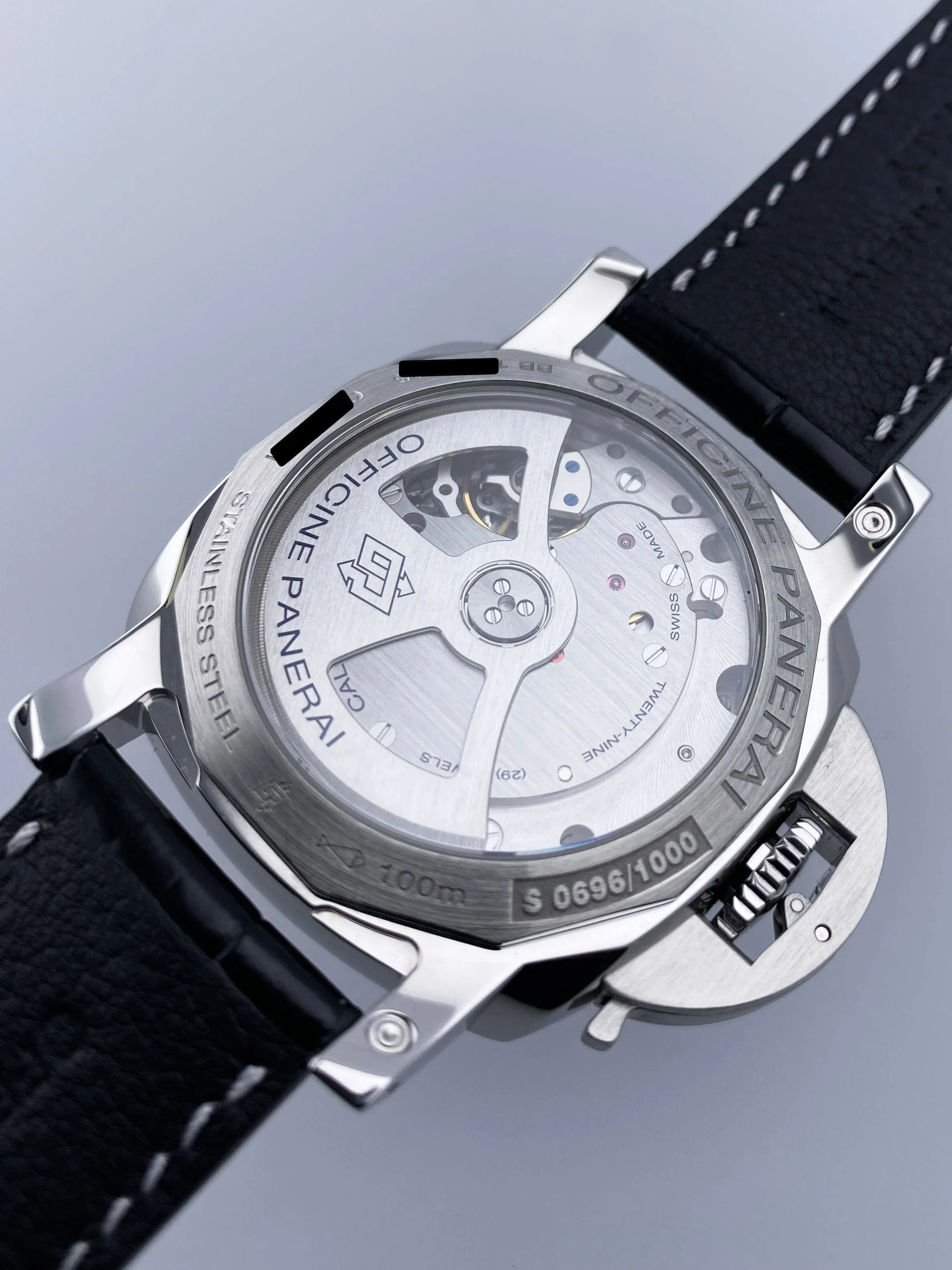 Panerai Luminor 1950 PAM00537 GMT Mens Watch Box Papers