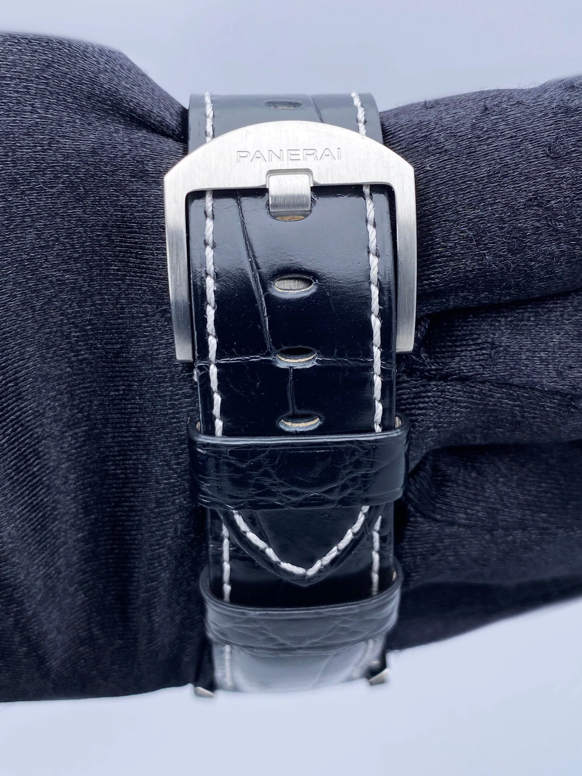 Panerai Luminor 1950 PAM00537 GMT Mens Watch Box Papers