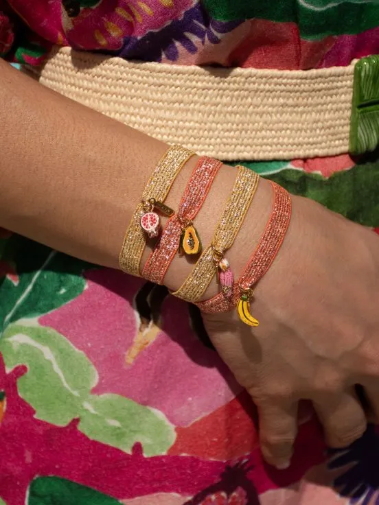 PAPAYA TWISTBAND BRACELET
