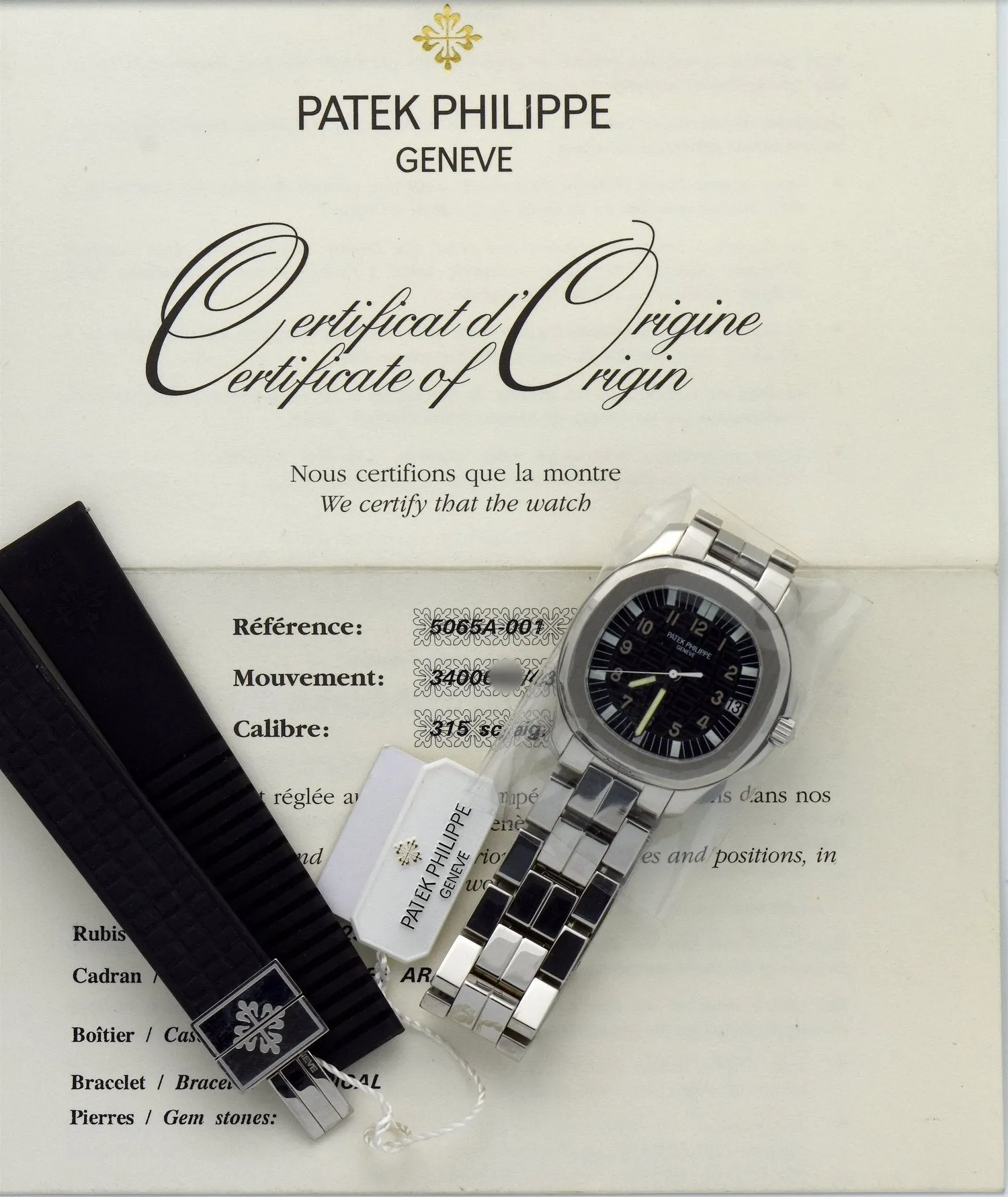 Patek Philippe Aquanaut Ref. 5065/1A