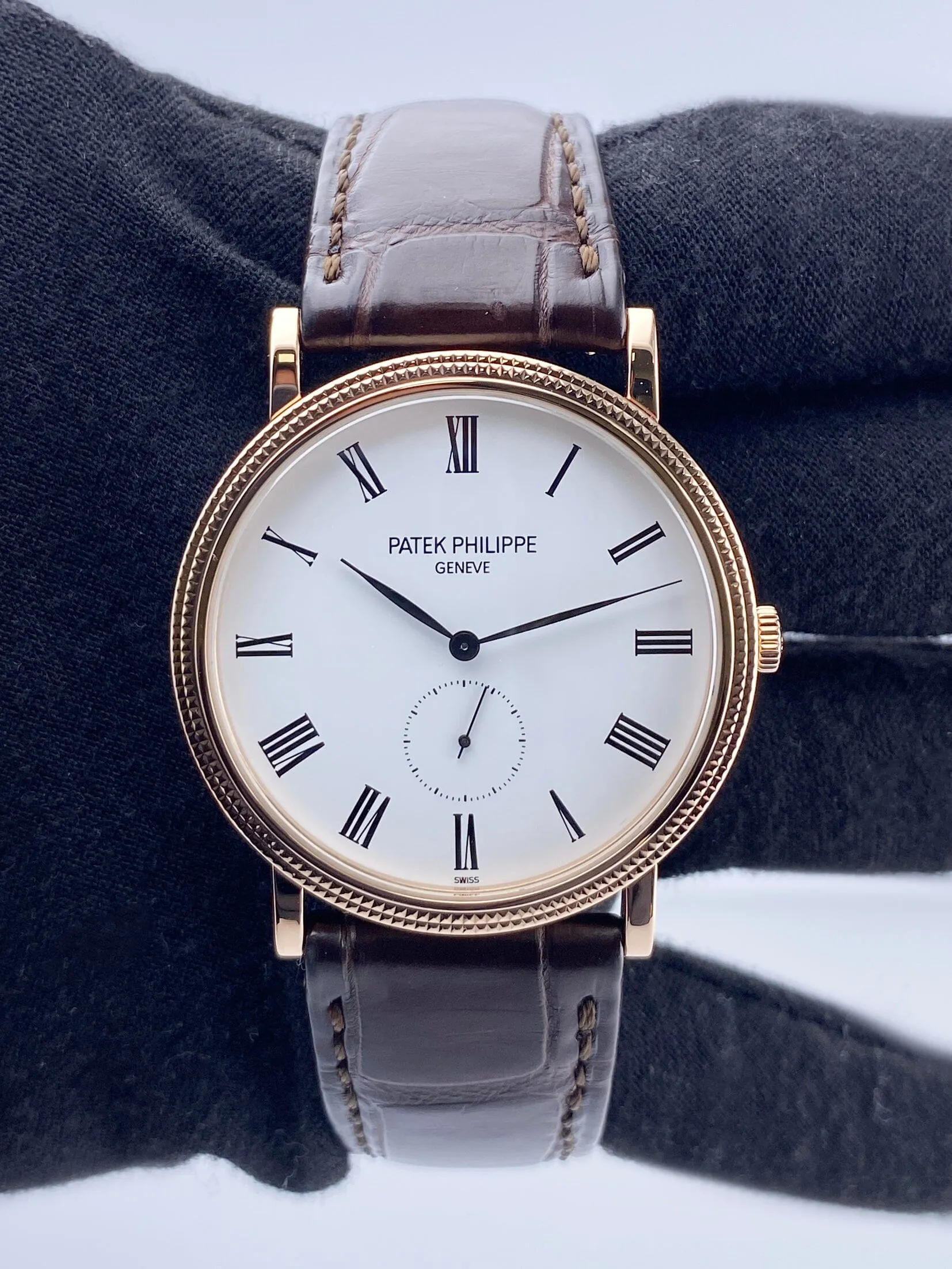 Patek Philippe Calatrava 5119R 18K Rose Gold Mens Watch With Box