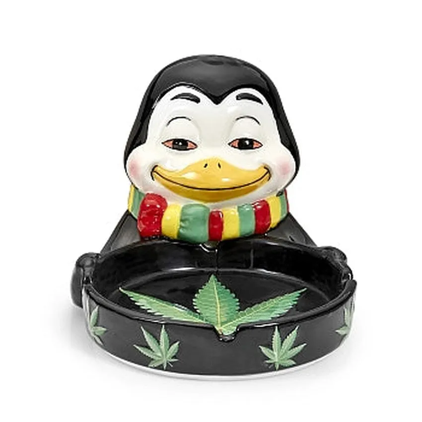 Penguin Ceramic Ashtray - (1 Count)