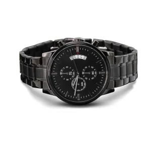 Personalized engraved watch for anniversary birthday wedding holidays gift