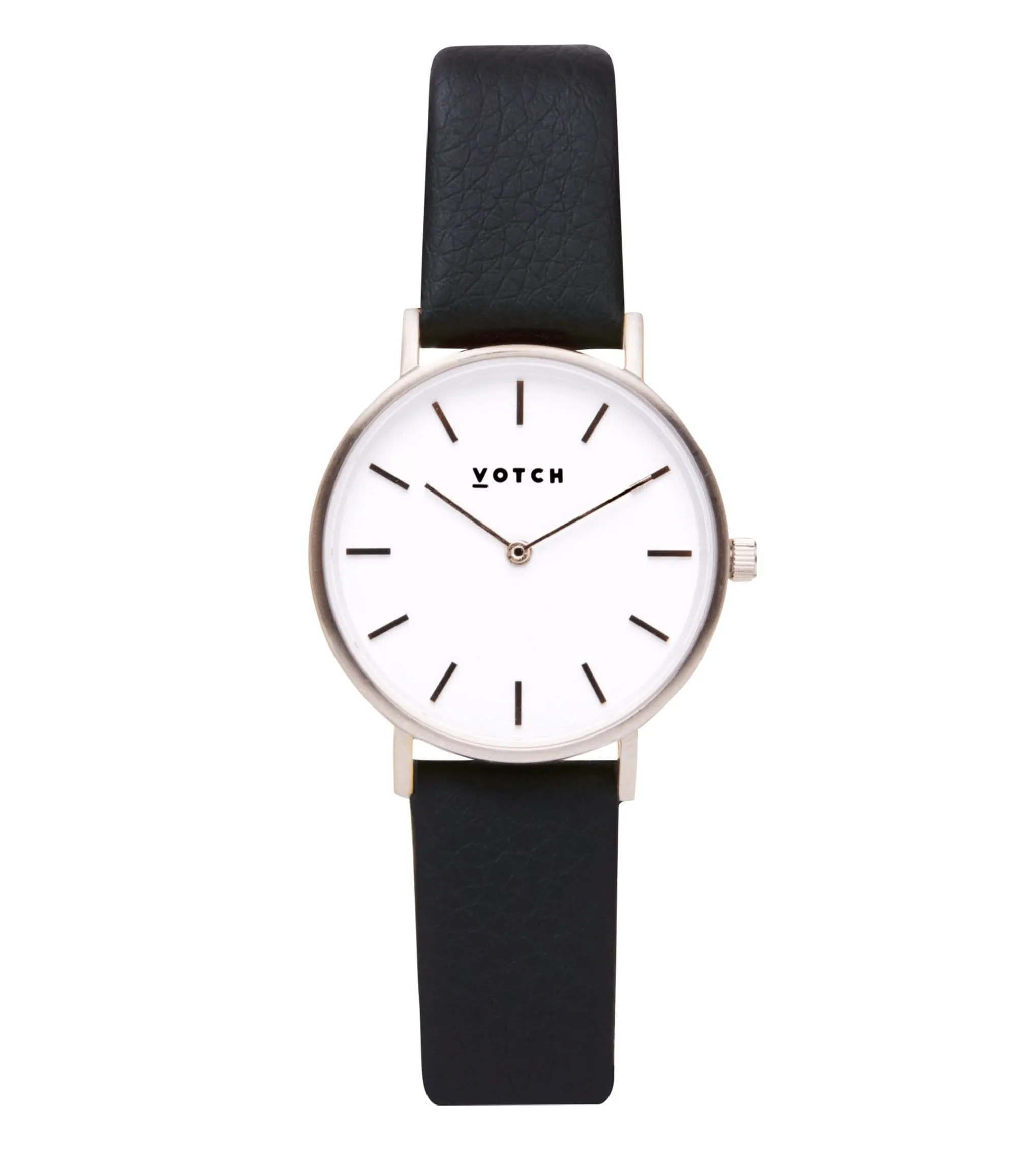 Petite Watch with Silver & White Dial Gift Set | Multi Vegan Leather & Mesh Straps