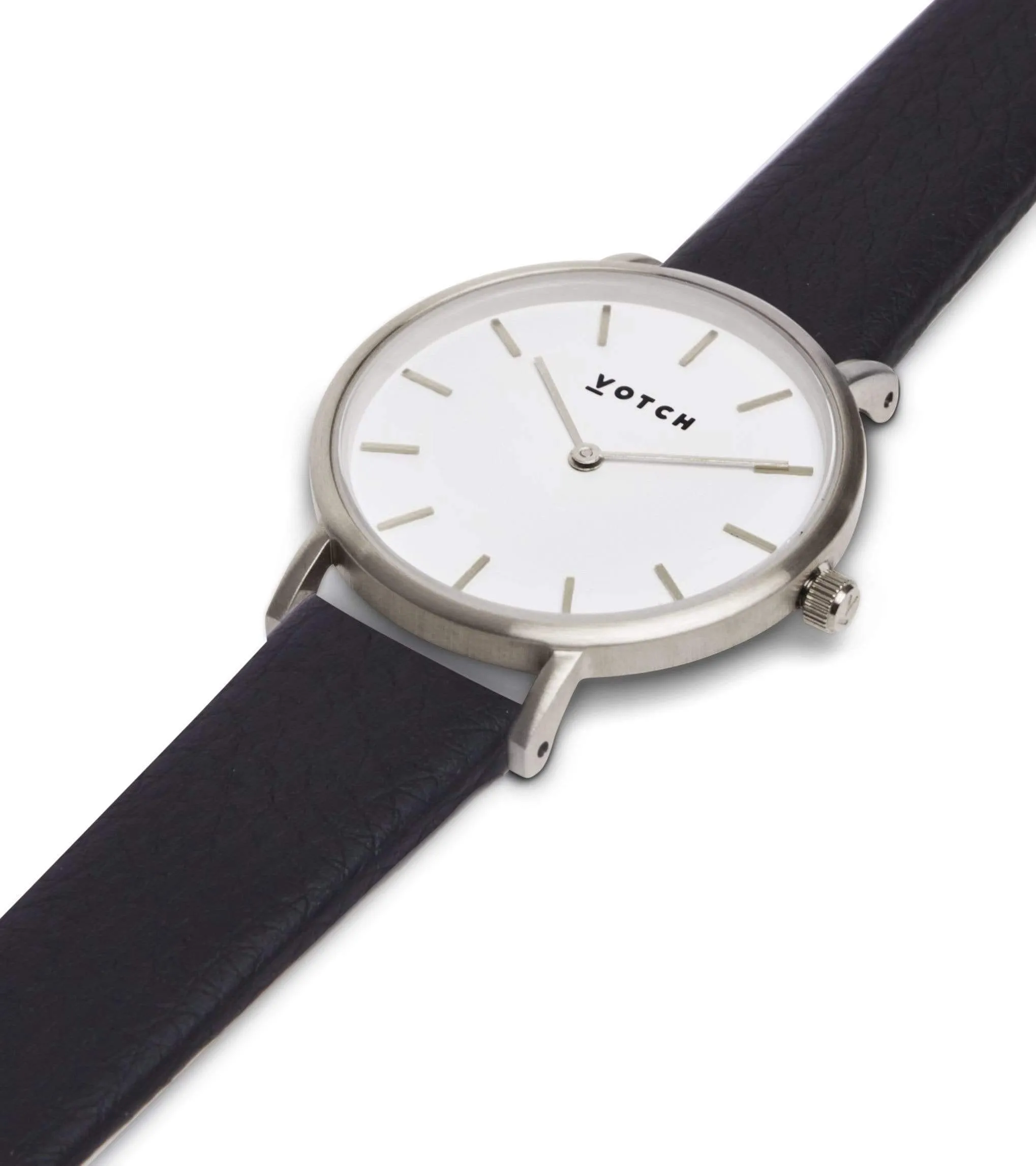 Petite Watch with Silver & White Dial Gift Set | Multi Vegan Leather & Mesh Straps