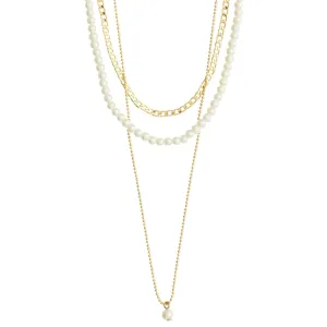 Pilgrim Baker Gold 3 In 1 Necklace