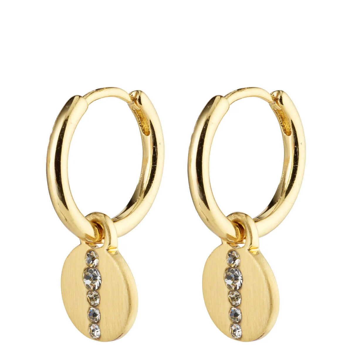 Pilgrim Casey Gold Small Huggie Hoop Earrings