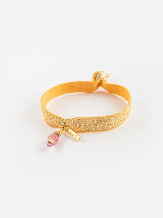PINK COCKATOO TWISTBAND BRACELET