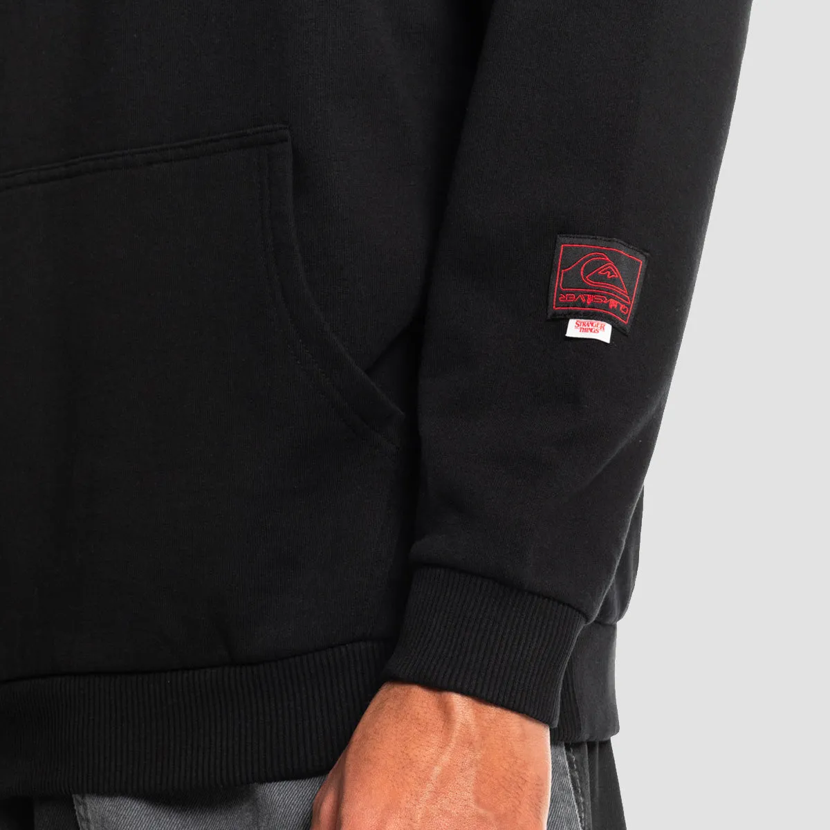 Quiksilver x Stranger Things Upside Down Pullover Hoodie Black