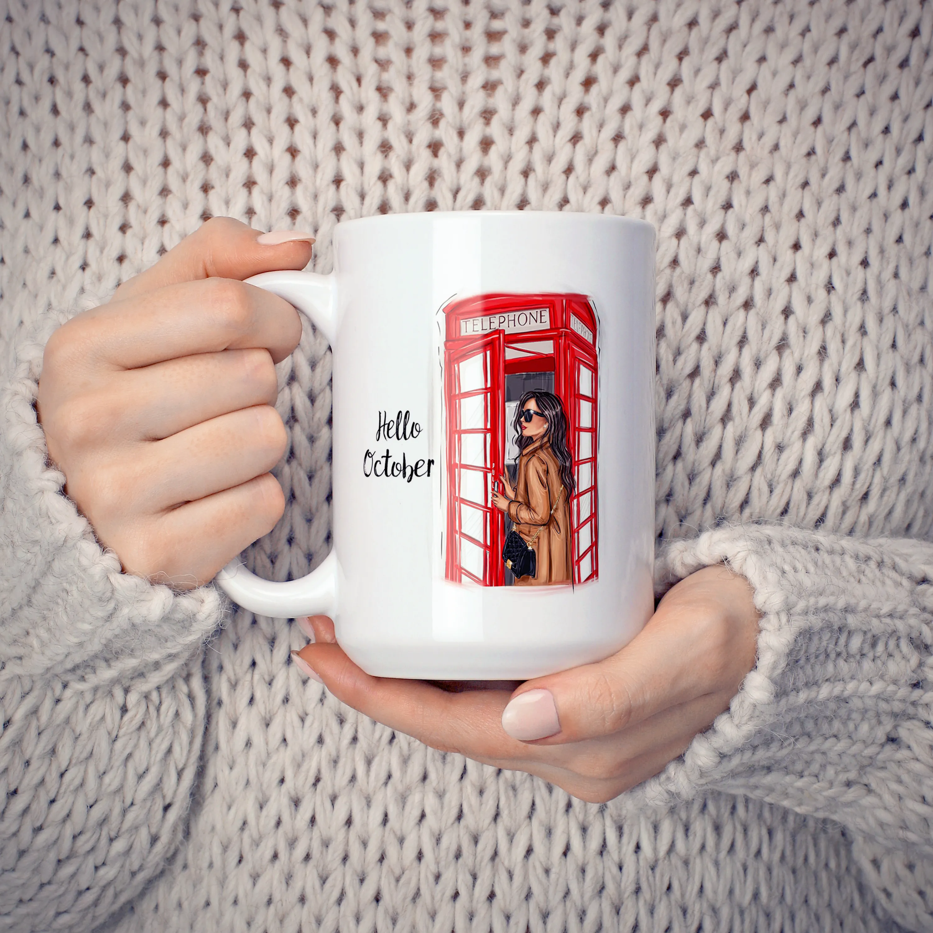 "Hello October" Coffee Mug