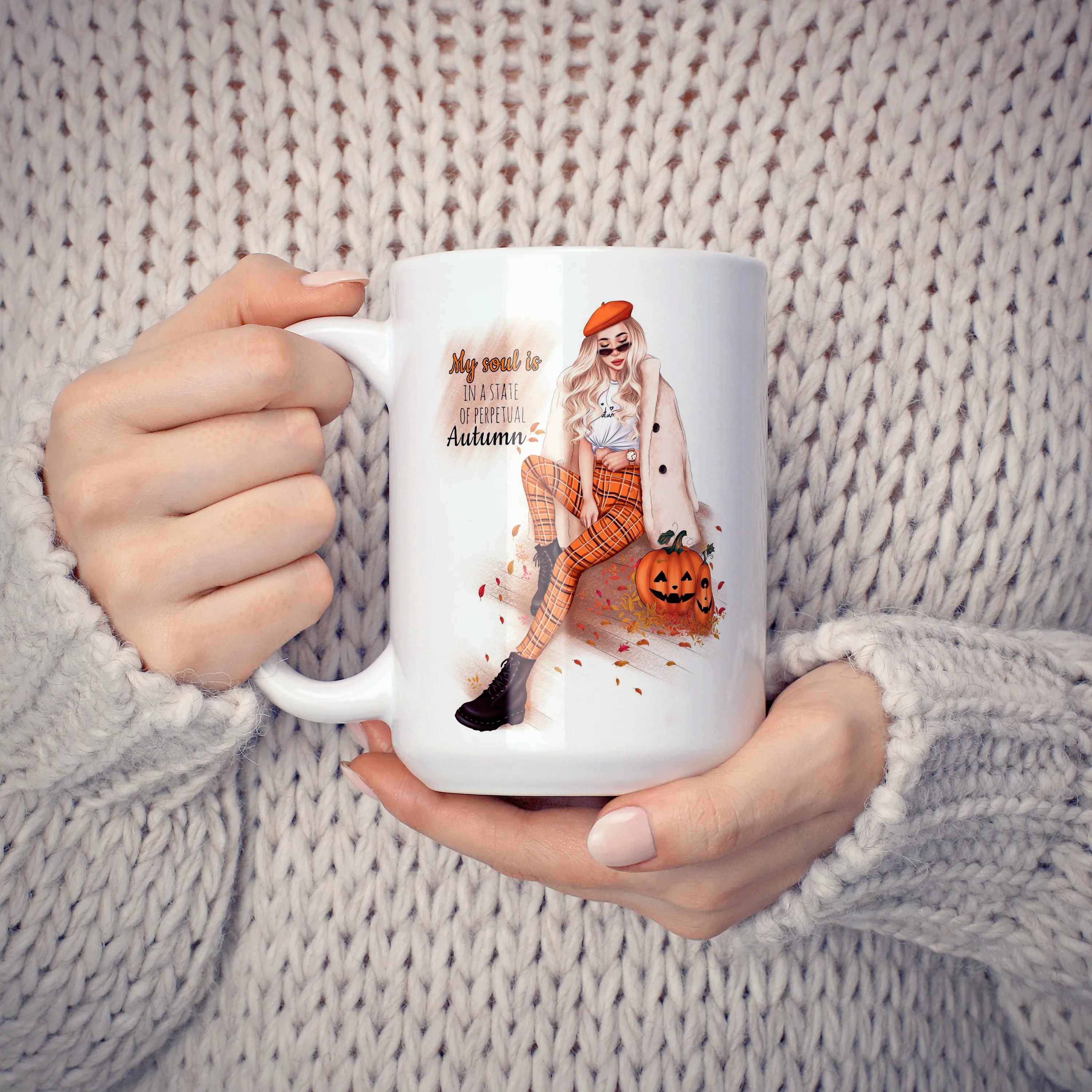 "I Love Autumn" Coffee Mug