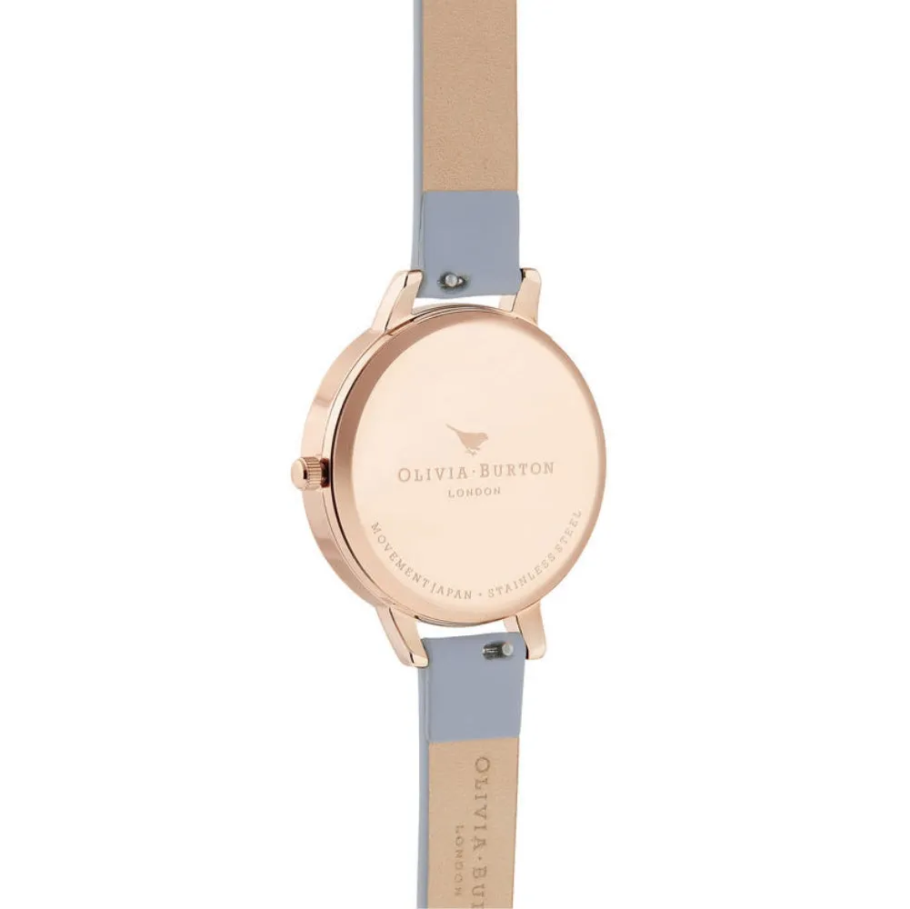 Rainbow Bee Demi Dial Chalk Blue and Rose Gold Watch