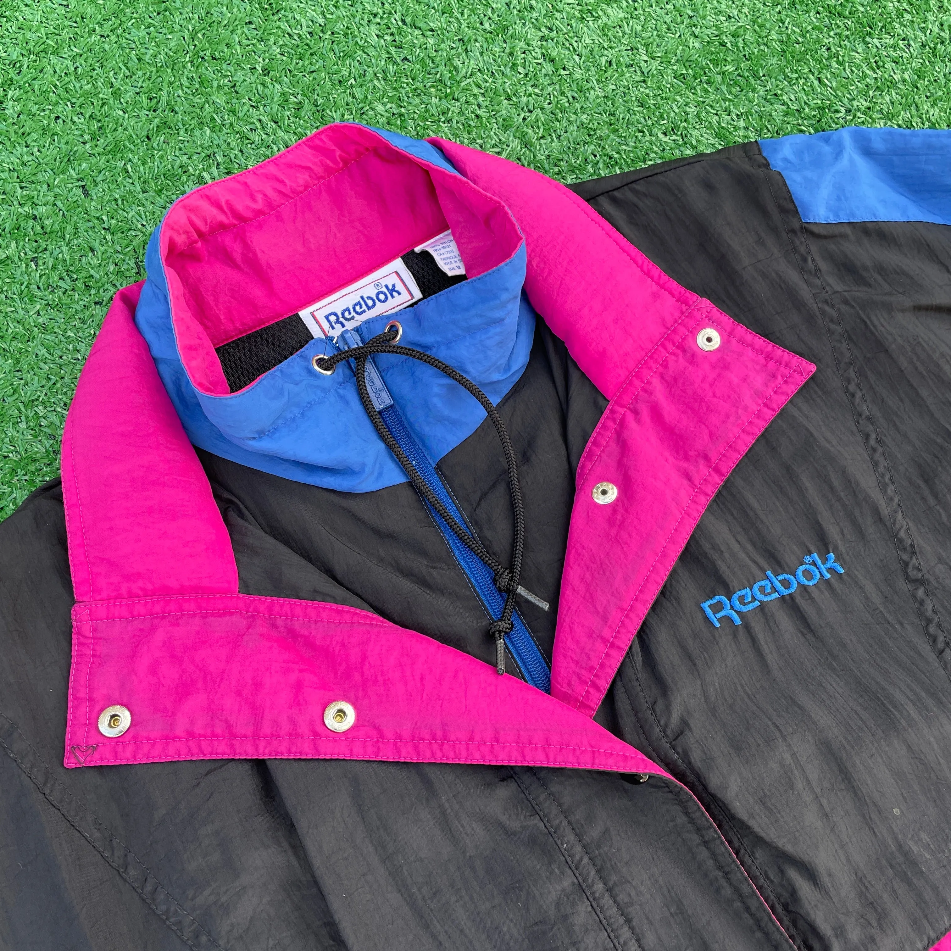 Retro Vintage Reebok Windbreaker Jacket