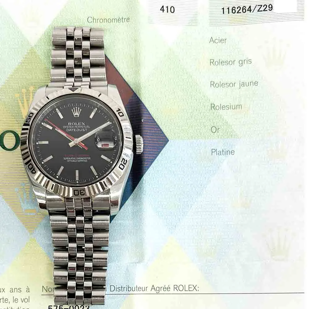 Rolex Datejust 116264 Black Dial Dec 2006