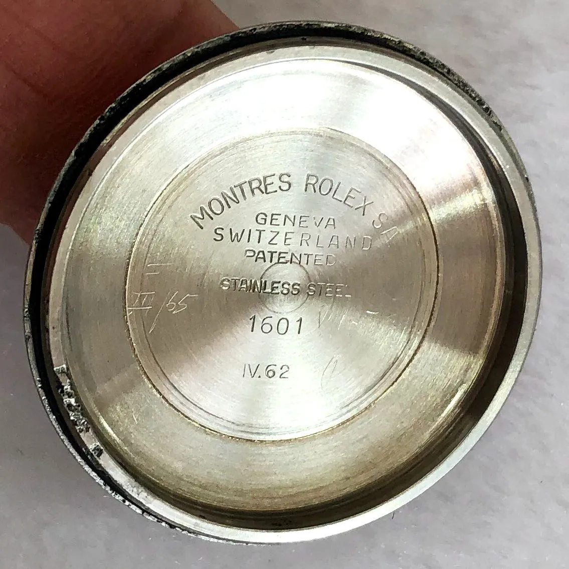 Rolex Datejust 1600 Automatic Silver Dial c. 1963 18k Yellow Gold & Steel 36 mm