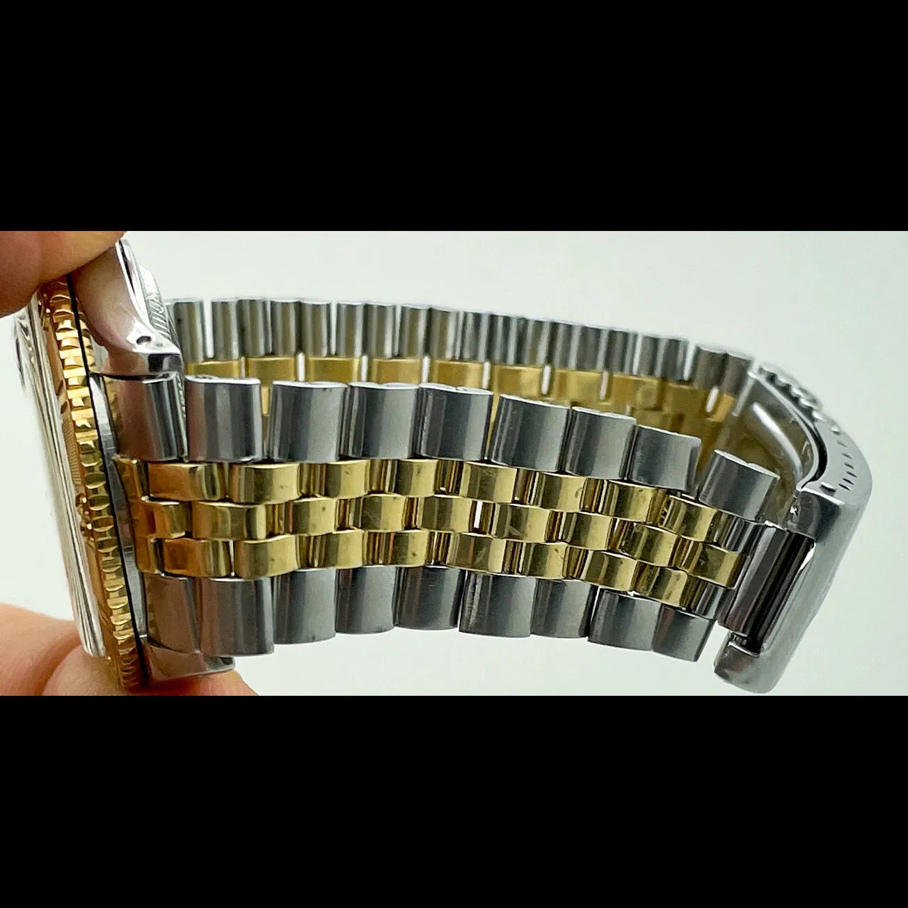Rolex Datejust Turn-O-Graph 1625 Cal 1575 Champagne 1972 Jubilee 14k Yellow Gold & Steel 36 mm