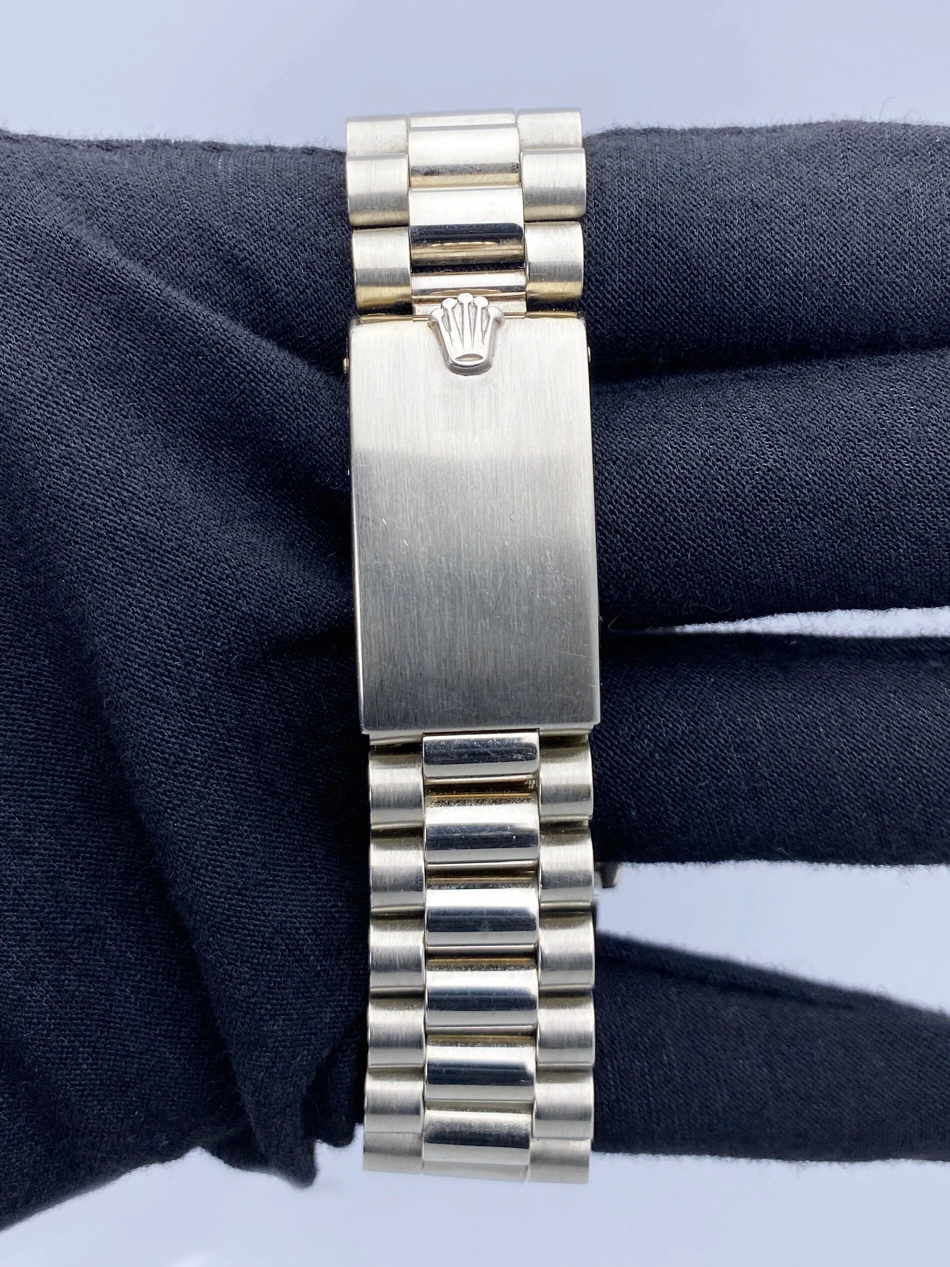 Rolex Day-Date 1803 Silver Dial 18K White Gold Mens Watch