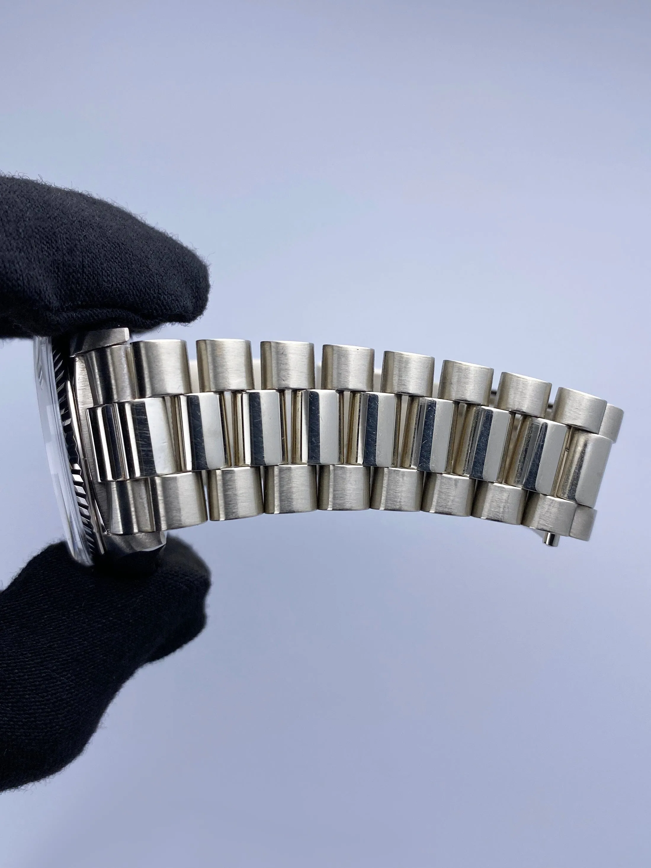 Rolex Day-Date 1803 Silver Dial 18K White Gold Mens Watch