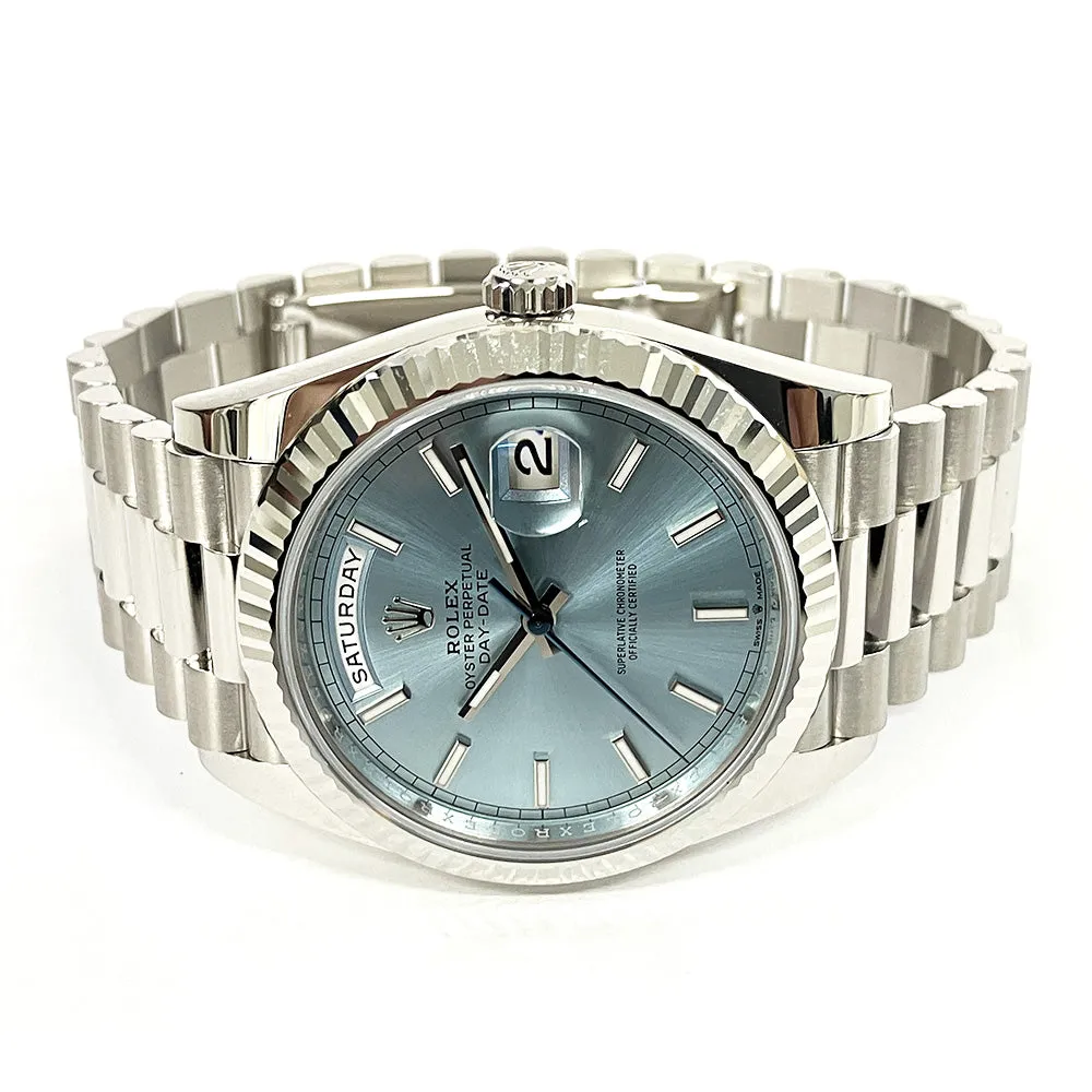 Rolex Day Date 228236 Ice Blue Dial Jul 2024