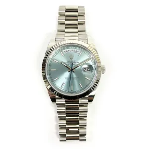 Rolex Day Date 228236 Ice Blue Dial Jul 2024