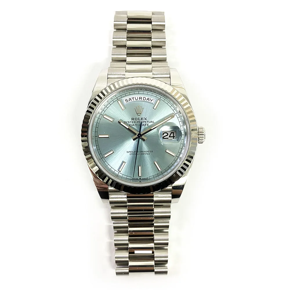 Rolex Day Date 228236 Ice Blue Dial Jul 2024
