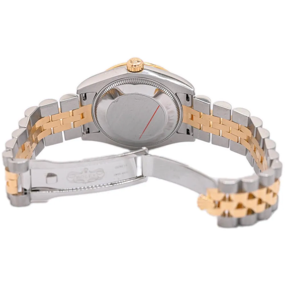 Rolex Ladies Datejust 31mm FACTORY Two Tone MOP Diamond Dial Watch Reference #: 178313