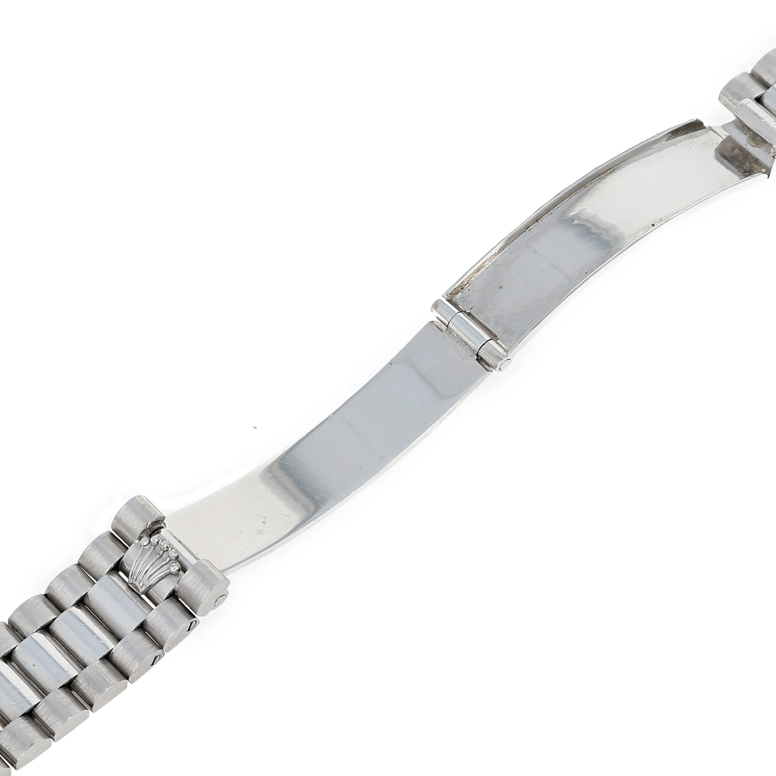 Rolex Lady-Datejust 6917 Papers Black Diamonds c. 1974 President 18k White Gold 26 mm