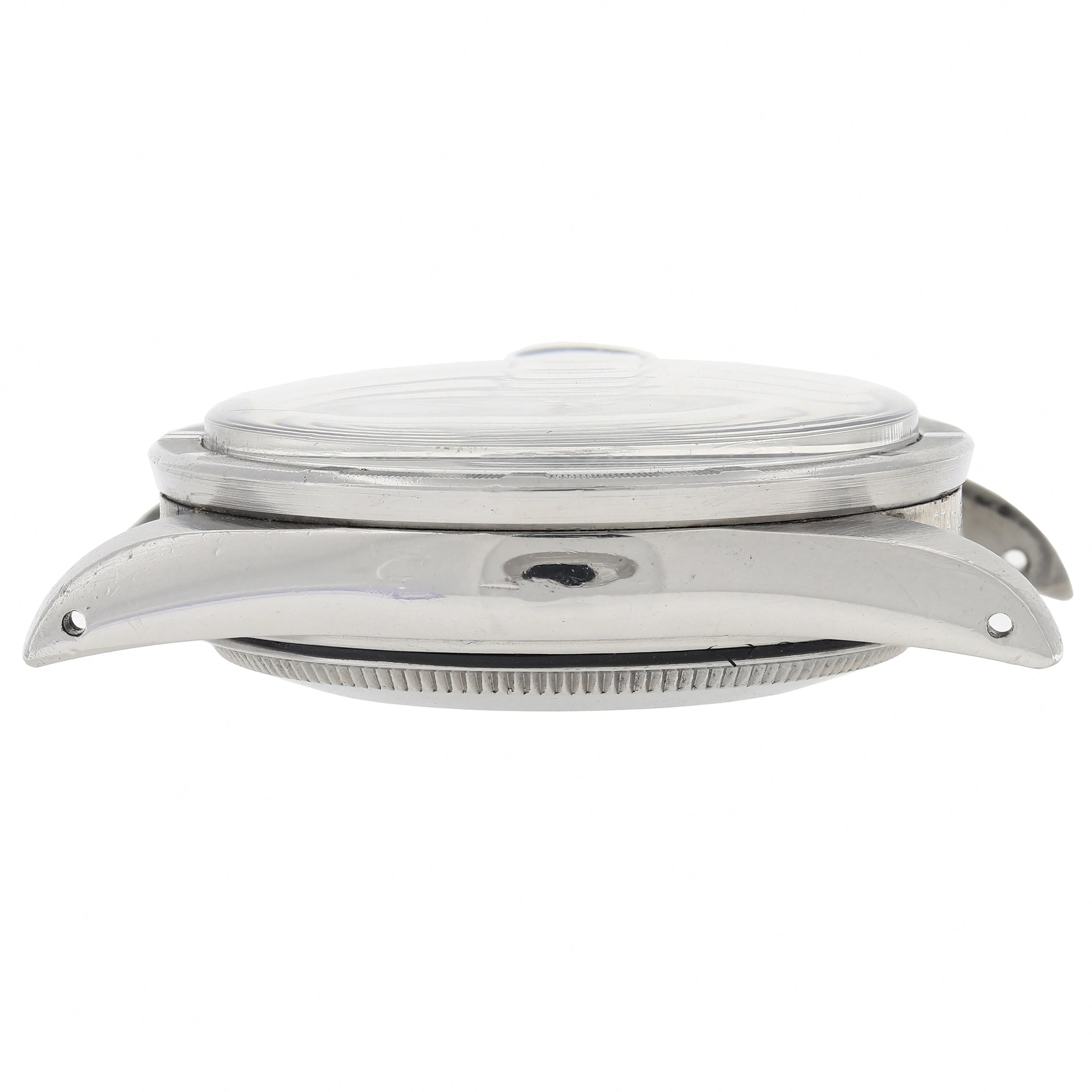 Rolex Oyster Perpetual Date 15010 White Roman c. 1983 Jubilee Steel 34 mm