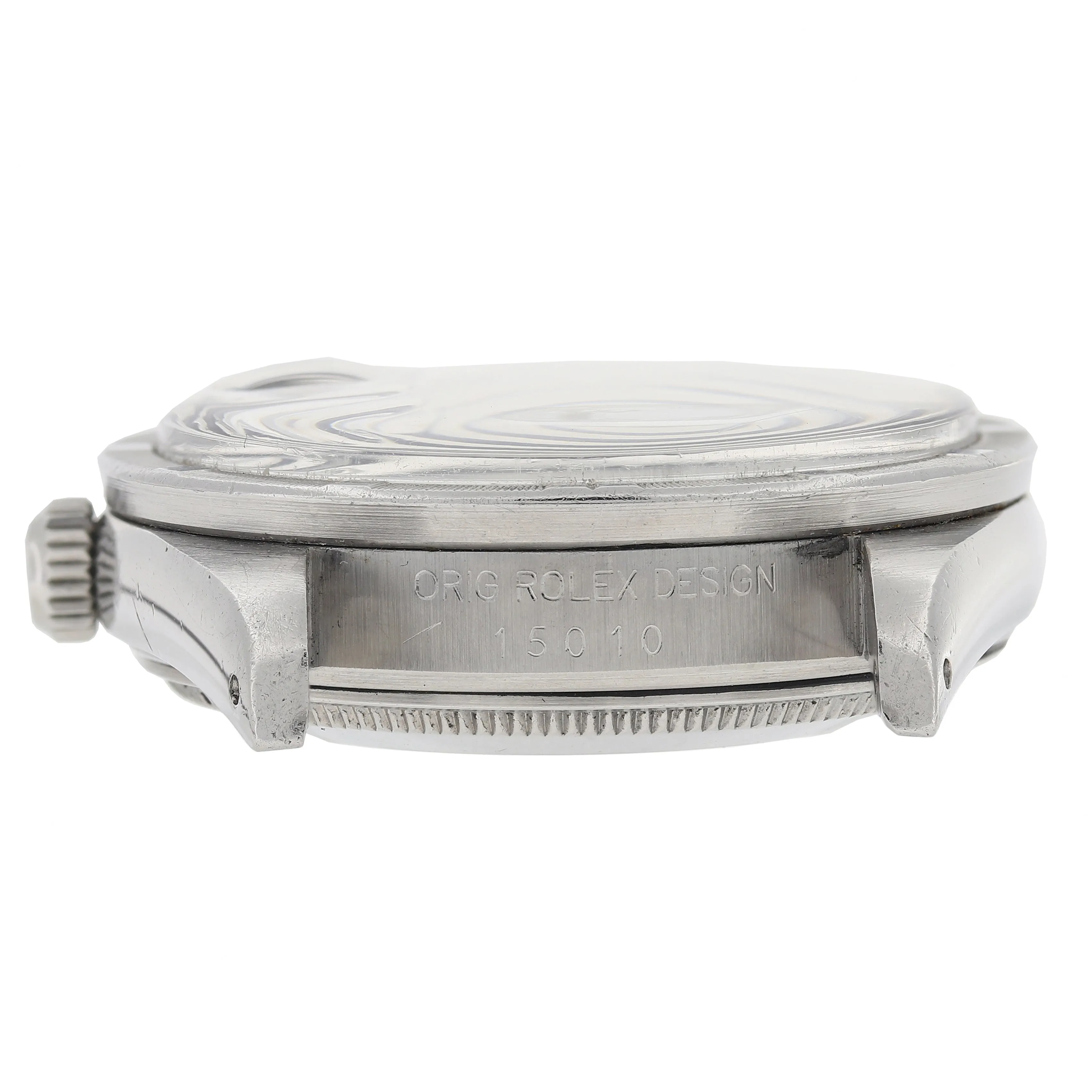 Rolex Oyster Perpetual Date 15010 White Roman c. 1983 Jubilee Steel 34 mm
