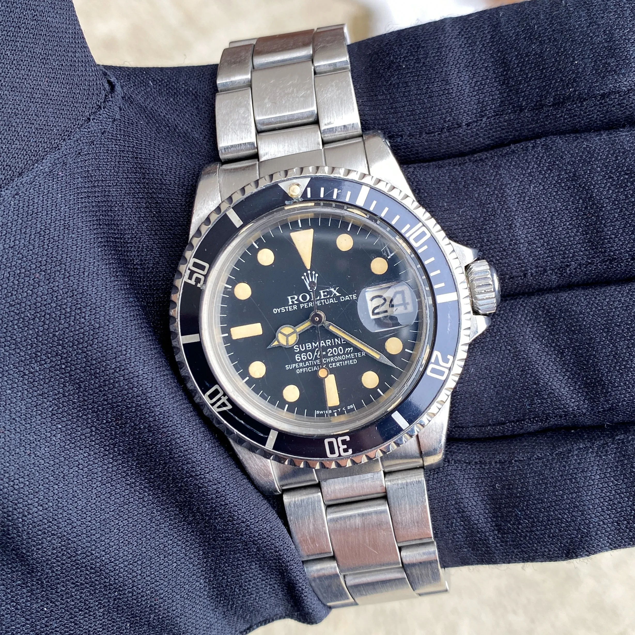Rolex Submariner Date 1680 White Mark III 3 Creamy Dial c. 1978 Steel 40 mm
