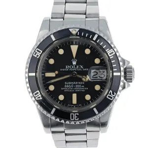 Rolex Submariner Date 1680 White Mark III 3 Creamy Dial c. 1978 Steel 40 mm