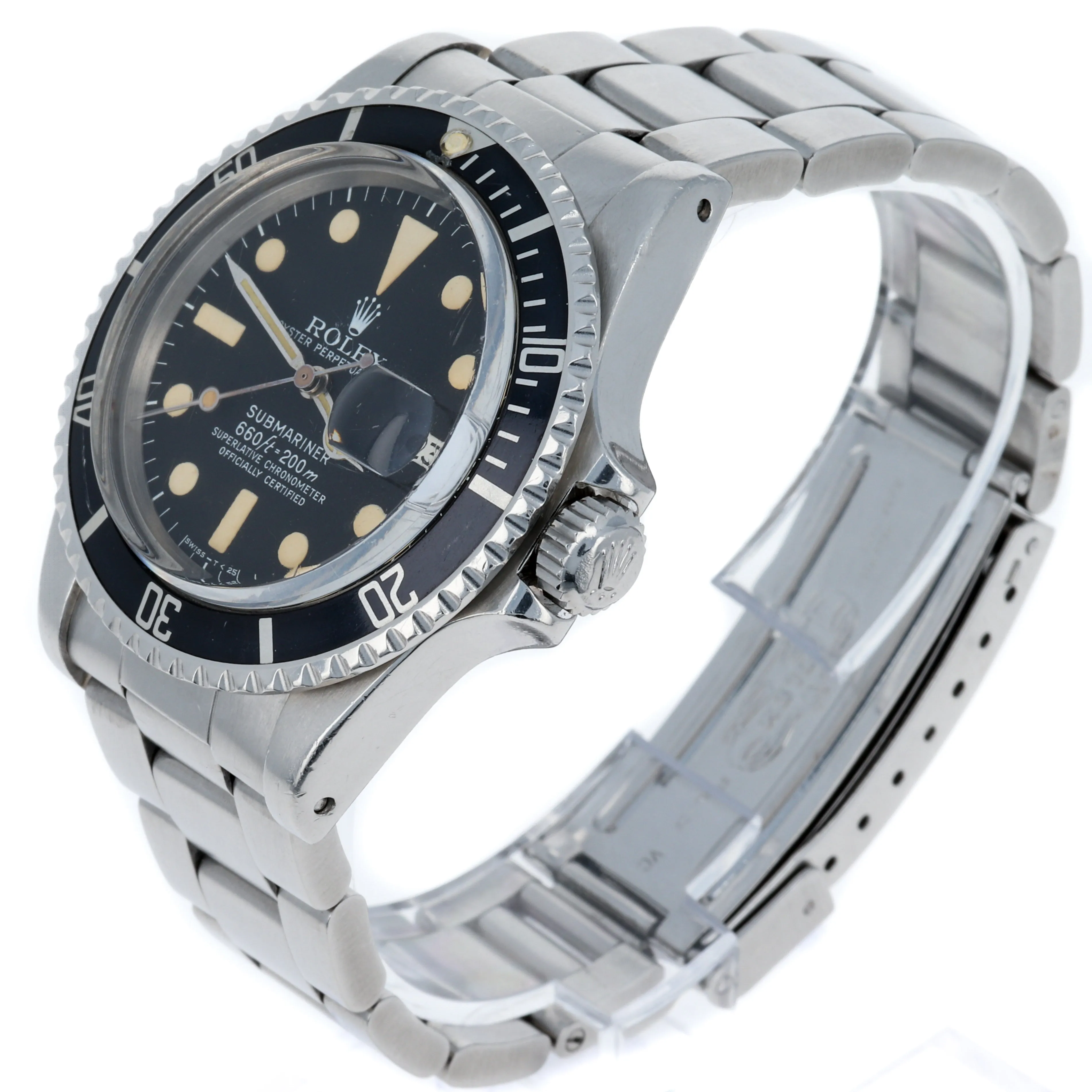 Rolex Submariner Date 1680 White Mark III 3 Creamy Dial c. 1978 Steel 40 mm