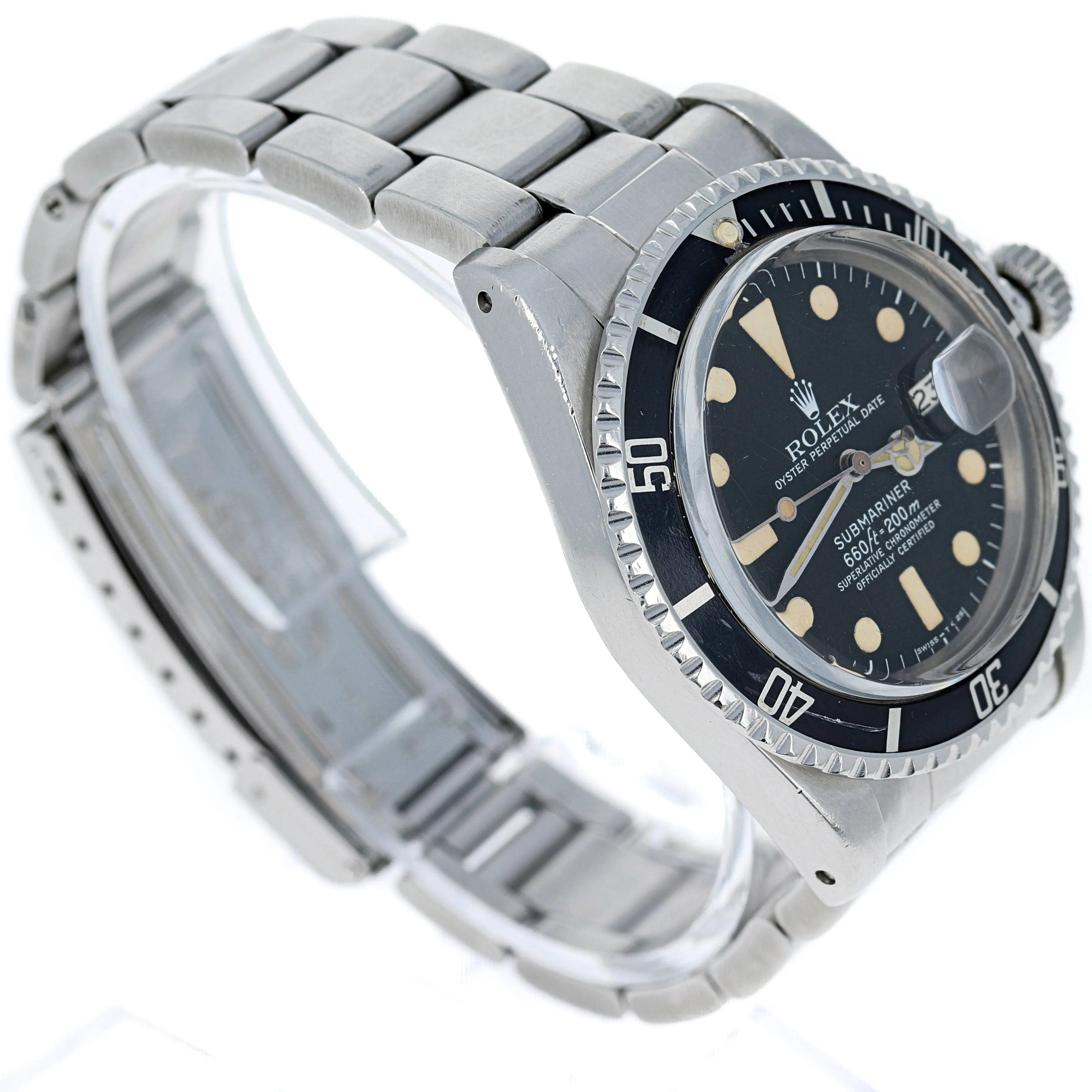Rolex Submariner Date 1680 White Mark III 3 Creamy Dial c. 1978 Steel 40 mm