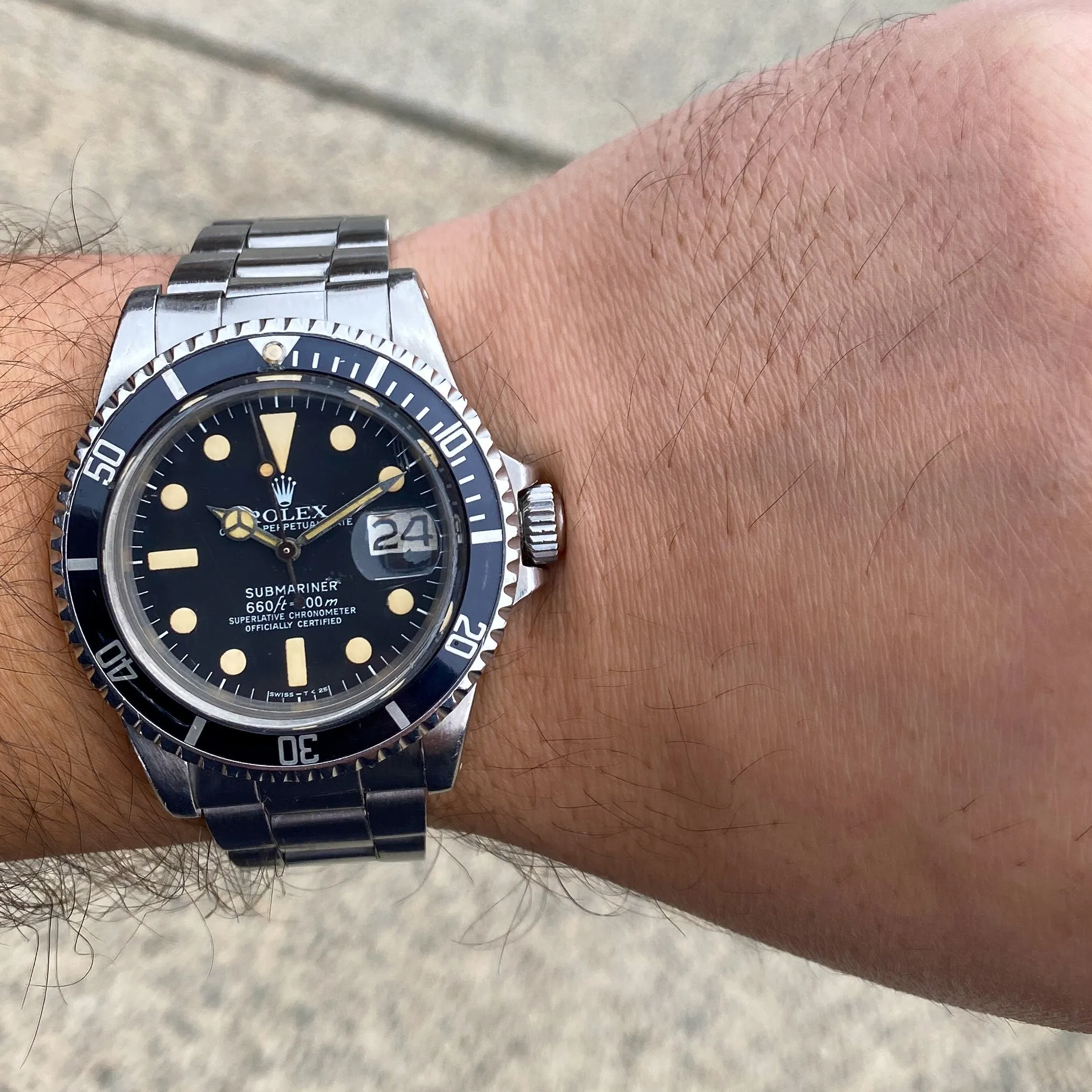 Rolex Submariner Date 1680 White Mark III 3 Creamy Dial c. 1978 Steel 40 mm