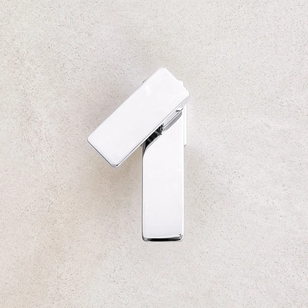 Rondo Bathroom Faucet - Single Hole - 6" Brass/Polished Chrome