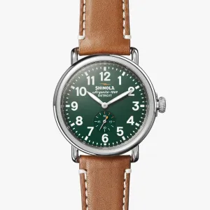 Shinola The Runwell 41MM Green Dial Men's Watch S0110000026