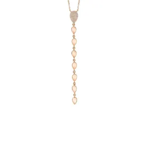 Shy Creation Diamond Lariat Necklace